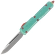 Microtech Ultratech S/E Bounty Hunter Signature OTF Knife Distressed Green Aluminum, Apocalyptic M390 by Tony Marfione (121-10BH)