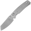 Bestechman Cicada's Wing Knife Mirror Polished Frag Stainless Steel, Stonewashed 10Cr15MoV (BMK06-S-5)