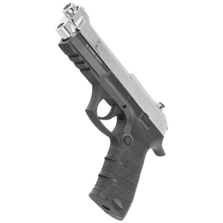 Airgun set 26: Voltran Ekol ES P92B Blow Back Shiny 4.5 mm Pistol, 1500 BBs, 10 CO₂ cartridges, 100 targets