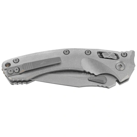 Nóż składany Microtech Amphibian Ram-Lok S/E Marfione Select Stonewashed Slab Side Titanium, Bronze HW, Stonewashed M390MK by Tony Marfione (137RL-10MS1)