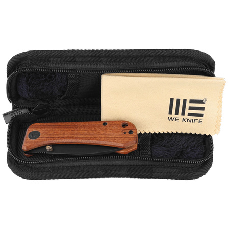 Nóż składany WE Knife Banter Cuibourtia Wood, Black Stonewashed CPM-S35VN by Ben Petersen (2004K)