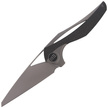 Nóż składany WE Knife ?ternA Gray Titanium / Carbon Fiber, Polished Bead Blasted M390 by Elijah Isham (918A)