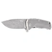 LionSteel T.R.E. Knife Gray Titanium, Thor Damasteel Damascus by Molletta (TRE DT GY)