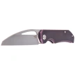 Bestech Taipan Knife Purple/Black Titanium, Hand Rubbed Satin MagnaCut by James Lowe (BT2503H)