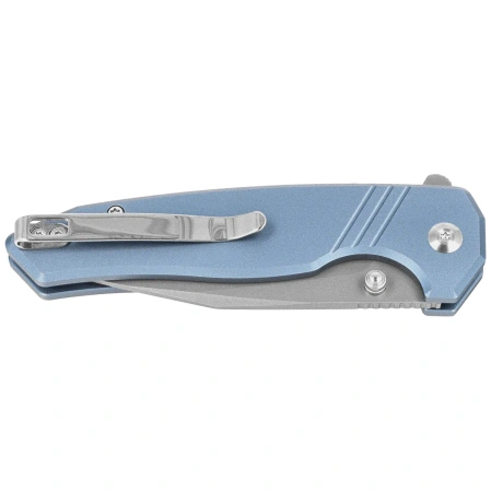 Nóż składany Sencut Selkyris Blue Aluminium, Stonewashed D2 (S25068-3)