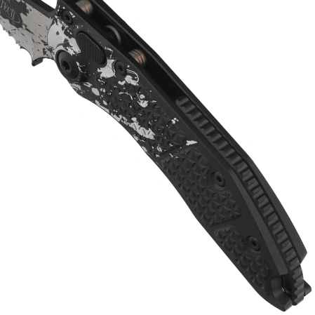 Microtech Stitch-A S/E Automatic Knife Battle Ready Aluminum, Battle Ready F/S M390MK by Borka Blades and Tony Marfione (169-3BYRND)