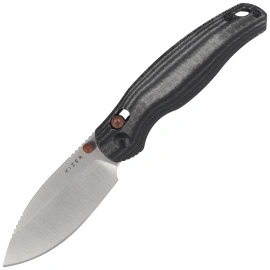 Kizer Phoca CD Knife Black Norplex UltreX Micarta, Satin 14C28N (V3781CDA1)