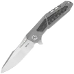 Nóż składany Reate K-3 Drop Point Grey Titanium/Carbon Fiber, Satin CTS-204P