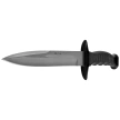 Muela 95-191 Black Rubber Knife, Satin 420H