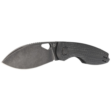 Nóż składany FOX Chilin Black Carbon Fiber, Black Stonewashed PVD M398 by Jesper Voxnæs (FX-530 CFDSW)