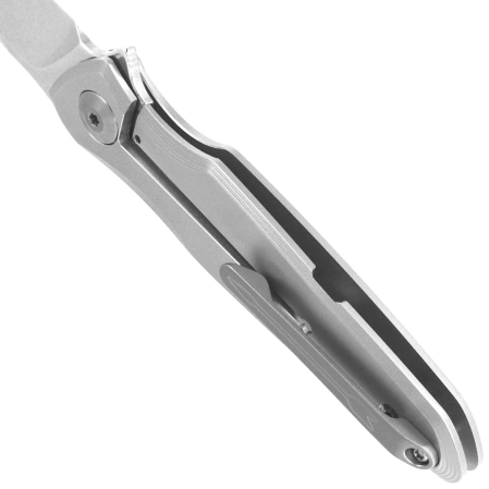 Spartan Blades Pandia Knife Gray Titanium, Stonewashed MagnaCut by Curtis Iovito (SF16SW)