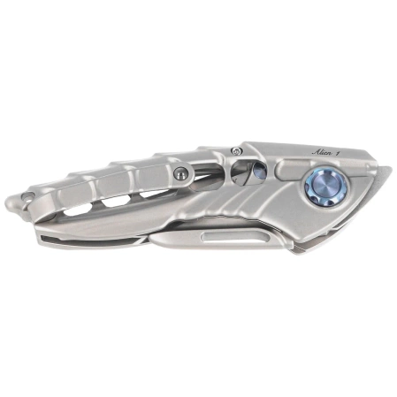 Rike Knife RK-Alien1-P Gray Titanium, Satin M390 by Richard Wu