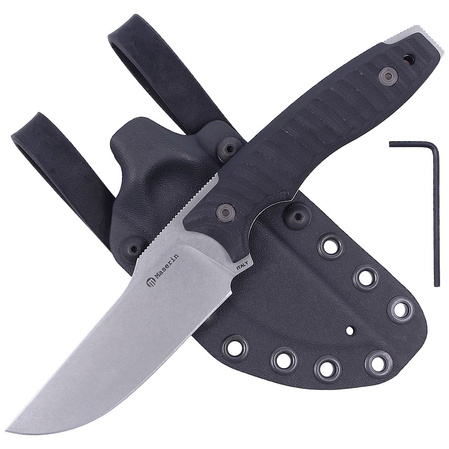 Maserin L.E.O. 919/G10N Knife Black G10, Stonewashed N690 by Tommaso Rumici