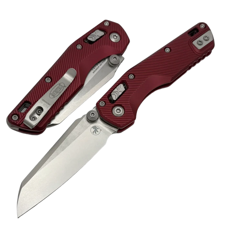 Nóż składany Microtech MSI Ram-Lok Mini S/E Merlot Fluted Aluminium, Stonewashed M390MK by Tony Marfione (210M-10FLMR)