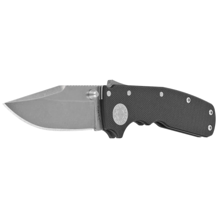 Demko Shark Cub Clip Point Knife Black G10, Stonewashed CPM 20CV by Andrew Demko (SC-20CV-BLKG10-CP)