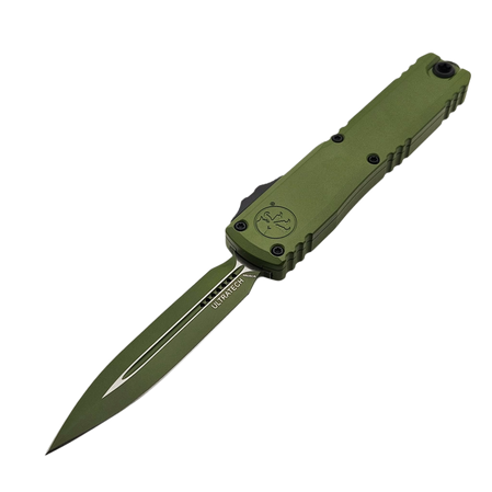 Nóż automatyczny OTF Microtech Ultratech Gen III ZBP D/E Green Cerakote Aluminium, Green Cerakote M390MK by Tony Marfione (1122-1GR-C20Z4)