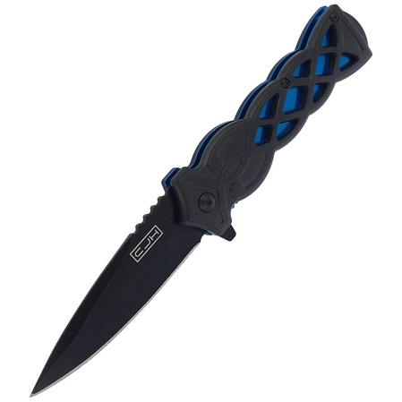 Nóż składany Herbertz CJH Black/Blue ABS, Black Blade 420 (44008)