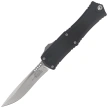 Microtech Hera II Mini Recurve S/E OTF Knife Black Aluminium, Stonewashed M390MK by Tony Marfione (1705M-10)