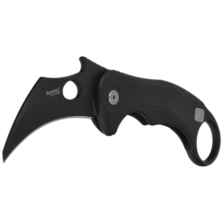 Nóż składany LionSteel L.E.One Mid Karambit Black Aluminium, Black M390 by Emerson Design (LE2 A BB)