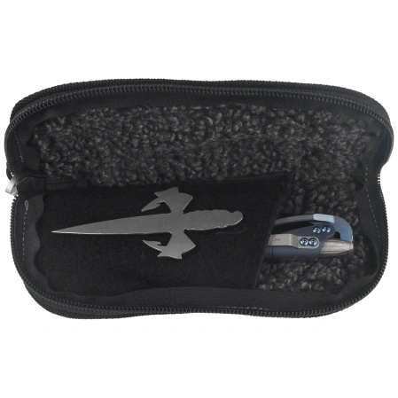 Długopis taktyczny Microtech Siphon Blue Titanium, Apocalyptic (401-ABTIBLAP-MCK)