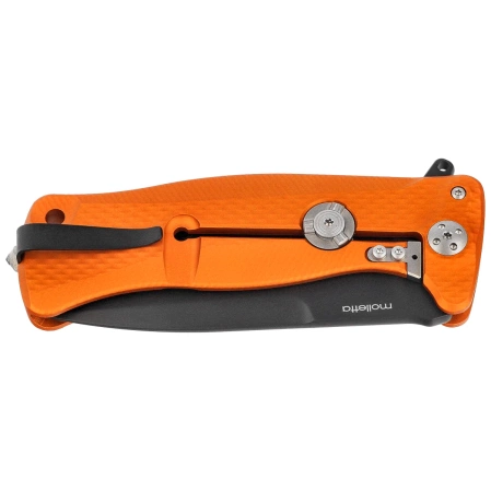 LionSteel SR11A Orange Aluminium, Black Sleipner by Molletta (SR11A OB)