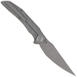 Nóż składany Bestech Samari Grey Titanium, Bead Blasted/Stonewashed M390 by Kombou (BT2009A)