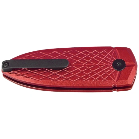 Nóż składany Bestech QUQU Red Aluminium, Black DLC 14C28N by Gogo (BG57B-4)