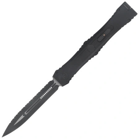 Nóż automatyczny OTF Microtech Nemesis IV D/E Marfione Select Black Aluminium, DLC F/S M390MK by Tony Marfione (1152-3DLCTMS1)