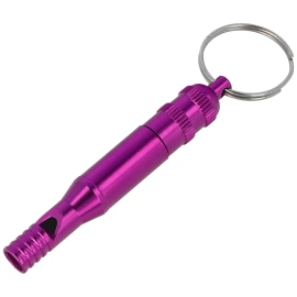 Martinez Albainox Purple Aluminum Whistle Keychain (09118 PU)