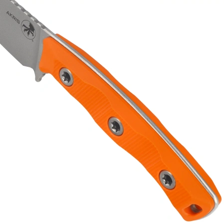 Nóż Microtech Akris S/E Ember G10, Stonewashed M390MK by Tony Marfione (95-10EM-4)