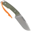Extrema Ratio Sethlans Outdoor Knife Green G10, Stonewashed S600 by Daniele Dal Canto (04.1000.0463/S6/GRN-SAT)