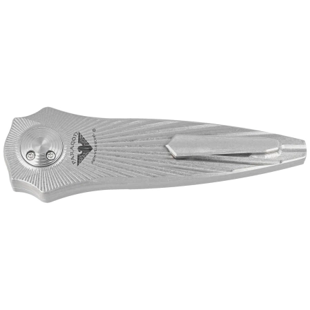 Paragon Warlock Tapered StarBurst Gray Titanium, Satin CPN S35VN (TITAN-WAR-TSB-S-DE)
