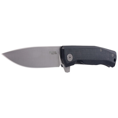 LionSteel Myto Knife Black Canvas, Satin M390 by Molletta ( (MT01 CVB)