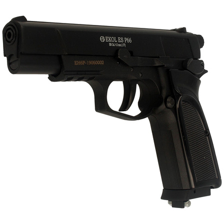 Airgun set 07: Voltran Ekol ES P66 Black 4.5 mm Pistol, 1500 BBs, 10 CO₂, 100 targets