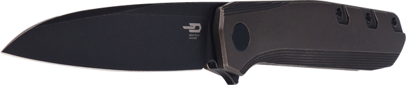 Nóż składany Bestech 9 Black Bronze Titanium, Black Stonewashed M390 by BrrKnives (BT2408B)