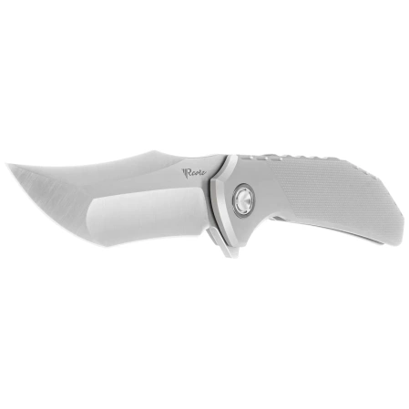 Reate Knife Tiger Diamond Texture Titanium, Belt Satin M390 by Alvin Lee (TG TDP.SAT)