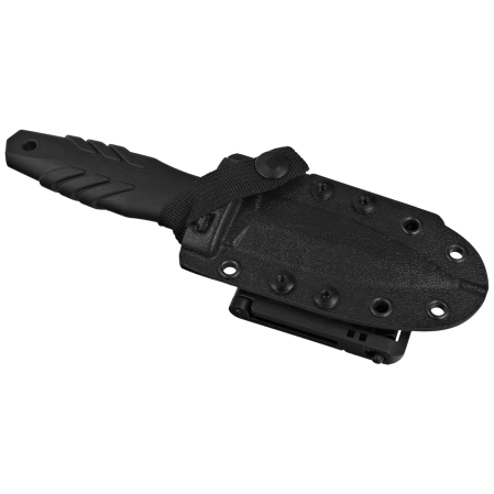 Nóż Fox FKMD Tactical Elementum Dagger D/E Black PP/TPE, Black Idroglider N690Co (FX-647 AF)