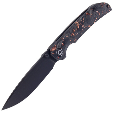 Civivi Knife Imperium Shredded Carbon Fiber / Copper Shred, Black Stonewashed Nitro-V (C2106C)