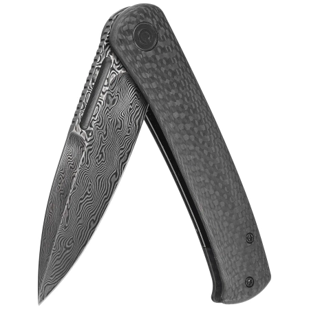 Nóż składany Civivi Caetus Twill Carbon Fiber, Black Hand Rubbed Damascus (C21025C-DS1)