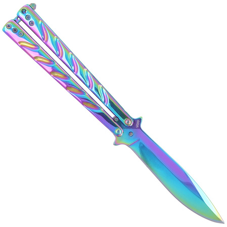Böker Magnum Balisong Rainbow knife (06EX401)