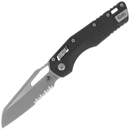 Nóż składany Microtech MSI S/E Black Tri-Grip Polymer, Apocalyptic P/S M390MK by Tony Marfione (210T-11APPMBK)