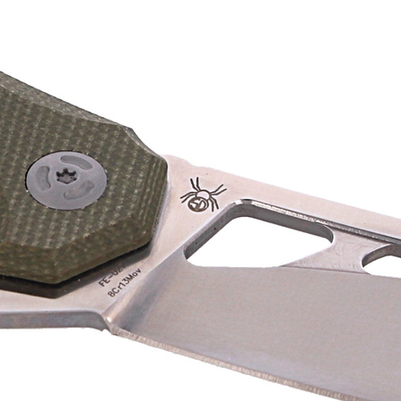 Nóż składany FoxEdge Atrax OD Green Micarta, Satin by Simonutti (FE-027 MOD)
