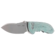 Viper Moon Teal Green Canvas Micarta, Stonewashed MagnaCut by Fabrizio Silvestrelli Knife (V6010TE)