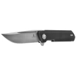 Bestechman Dundee Knife Black G10, Stonewashed / Satin D2 by Ostap Hel (BMK01A)