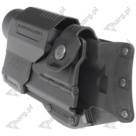 Kabura Fobus Obrotowa płetwa, Glock 19, 19X, 23 (Wykluczone 23 i 22 Gen 5), 32, 45 kabura taktyczna + Latarki i jednostki ochrony laserowej (Wykluczone 23 i 22 Gen 5) (RBT19G2 Bundle RT)