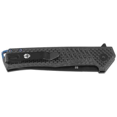 Tekto F1 Alpha Knife Black Carbon Fiber, Blue HW, Black D2
