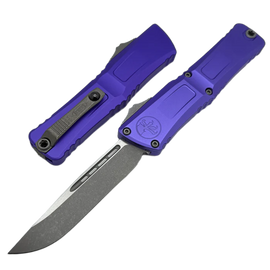 Microtech Combat Troodon Gen III S/E Purple Aluminum, Apocalyptic M390MK by Tony Marfione (1143-10APPU)