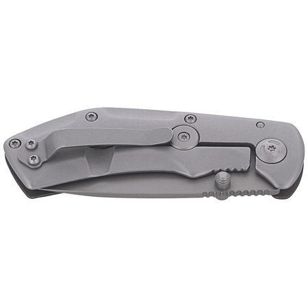 Nóż składany FoxEdge Pop Smoke Aluminium, Sand Blasted by Russ Kommer (FE-022)