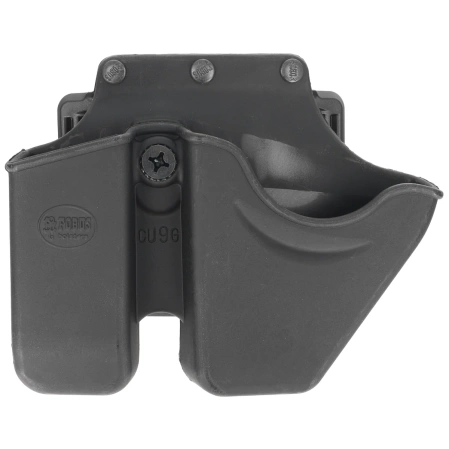 Ładownica Fobus Combo Pouch dla Glock 9mm Double-Stack, S&W Model 100, Kajdanki, Uchwyt na pas (CU9G BH ND)