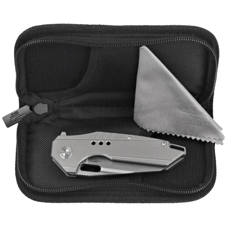 Bestech Nyxie 3 Knife Grey Titanium, Bead Blasted / Stonewashed CPM S35VN by Todd Knife and Tool (BT2308A)